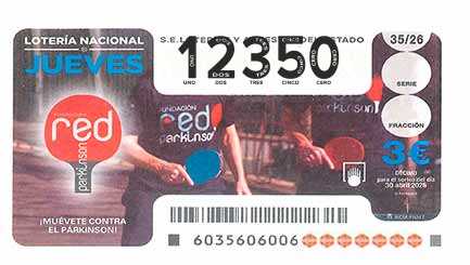 Décimo 12350 del sorteo 35-30/04/2026 Jueves