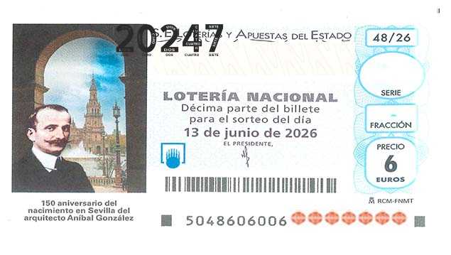 Décimo 20247 del sorteo 48-13/06/2026 Sábado