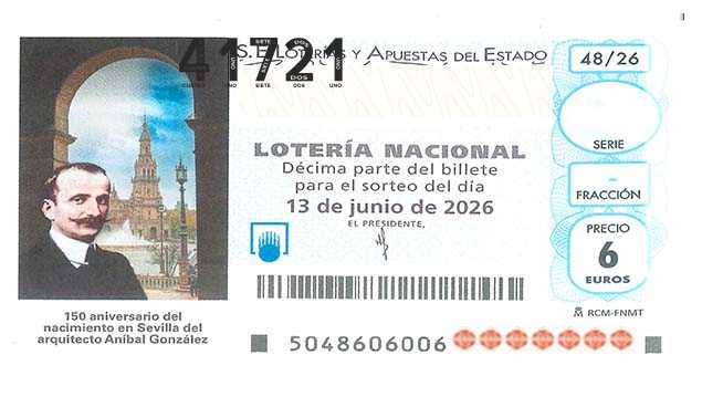 Décimo 41721 del sorteo 48-13/06/2026 Sábado