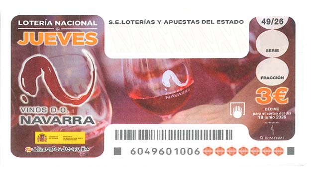 Décimo 64153 del sorteo 49-18/06/2026 Jueves
