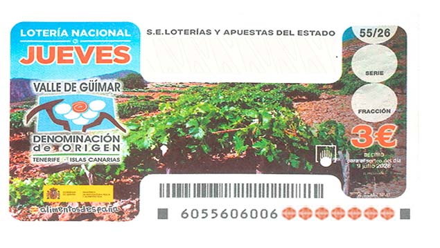 Décimo 08307 del sorteo 55-09/07/2026 Jueves
