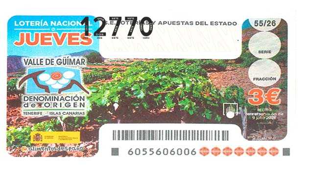Décimo 12770 del sorteo 55-09/07/2026 Jueves