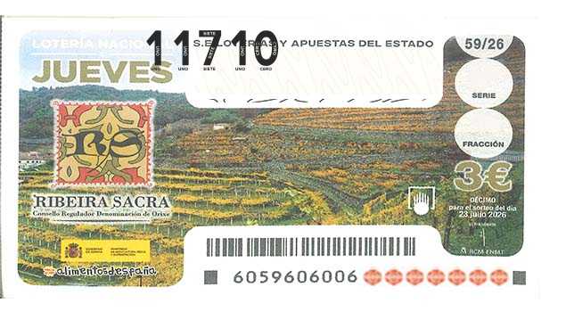 Décimo 11710 del sorteo 59-23/07/2026 Jueves