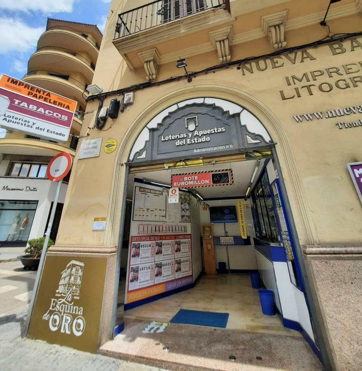    Imagen 2 para promocionar la tienda ADMINISTRACION 6 PALMA- LA ESQUINA DE ORO